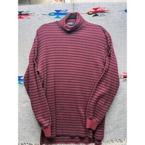 Vintage 90s Polo Striped Turtleneck Fits M